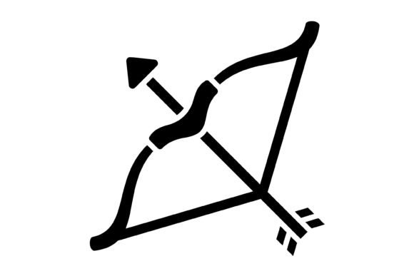 Archery Glyph Icon: A Versatile Asset for Modern Design