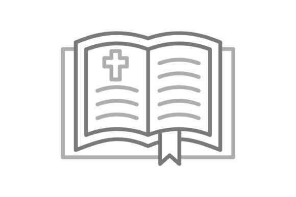 Bible Greyscale Line Icon: A Designer's Guide