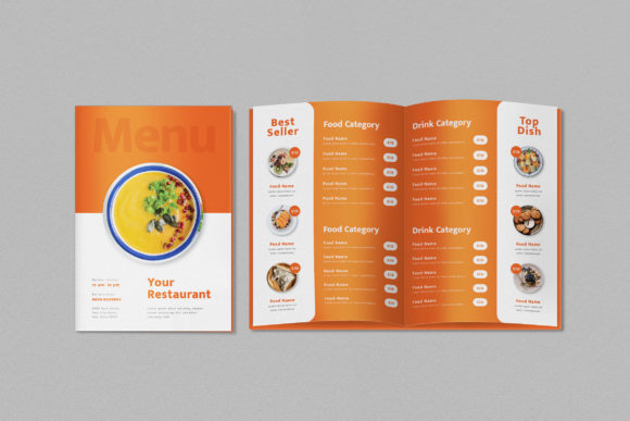Clean Food Menu Set: A Complete Design Toolkit for Modern Brands