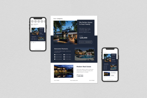 Elevate Your Listings: The Real Estate Flyer Set