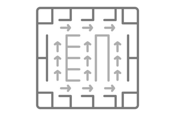 Evacuation Plan Greyscale Line Icon: Your Essential Safety Asset