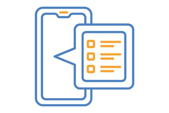 Master Your Workflow with the To Do List Blue & Orange Line Icon