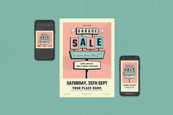 Maximize Your Next Sale: The Garage Sale Flyer Set