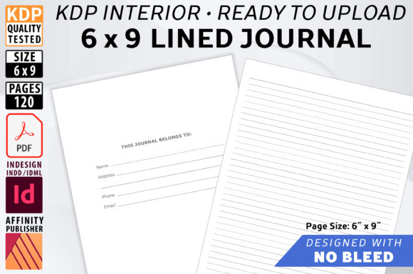 Maximize Your Publishing Potential with a 6 x 9 Lined Journal