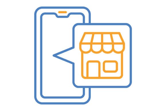 Online Shop Blue & Orange Line Icon: A Complete Guide