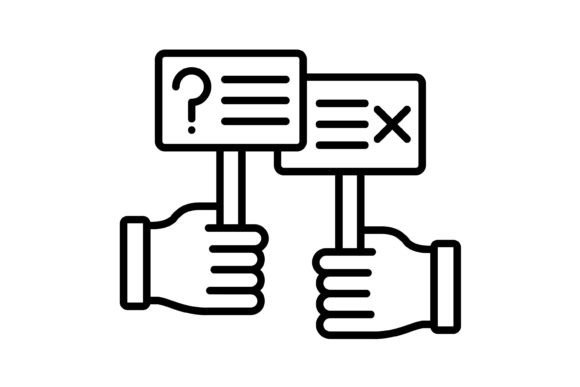 Protest Outline Icon: Versatile Symbols for Modern Projects