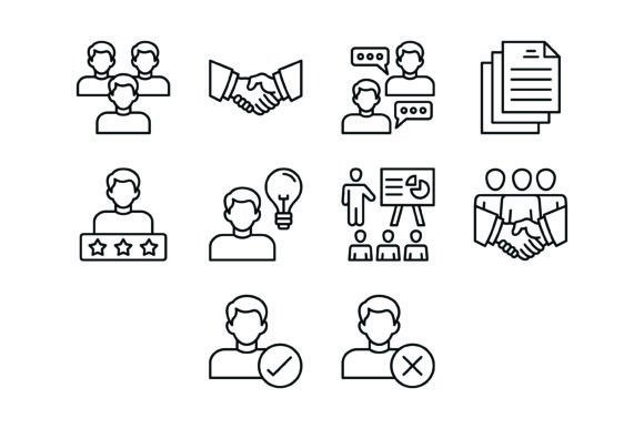 Streamlining Visual Communication with the 10 Office Outline Icons Bundle