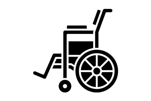 The Wheel Chair Glyph Icon: A Designer's Essential Asset
