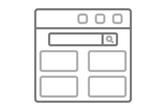 Web Browser Greyscale Line Icon: A Designer's Guide